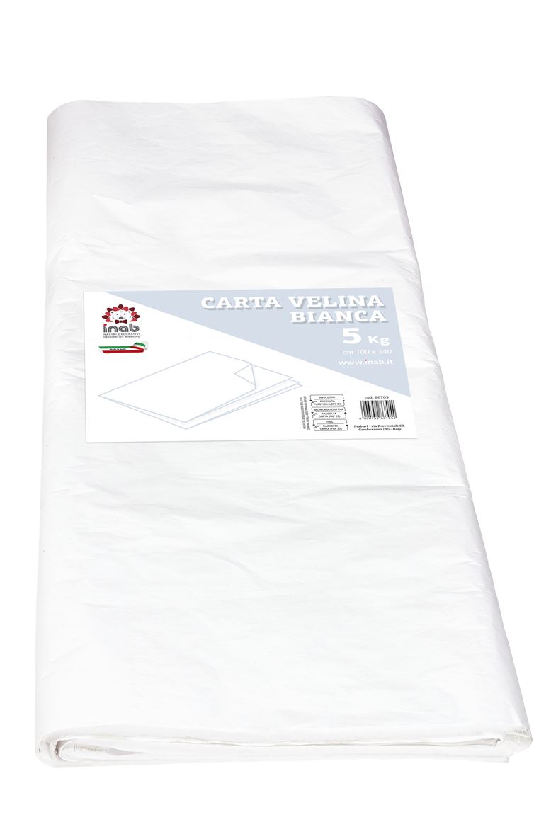 Paper. Carta Velina Bianca Cm100x140 - 5kg