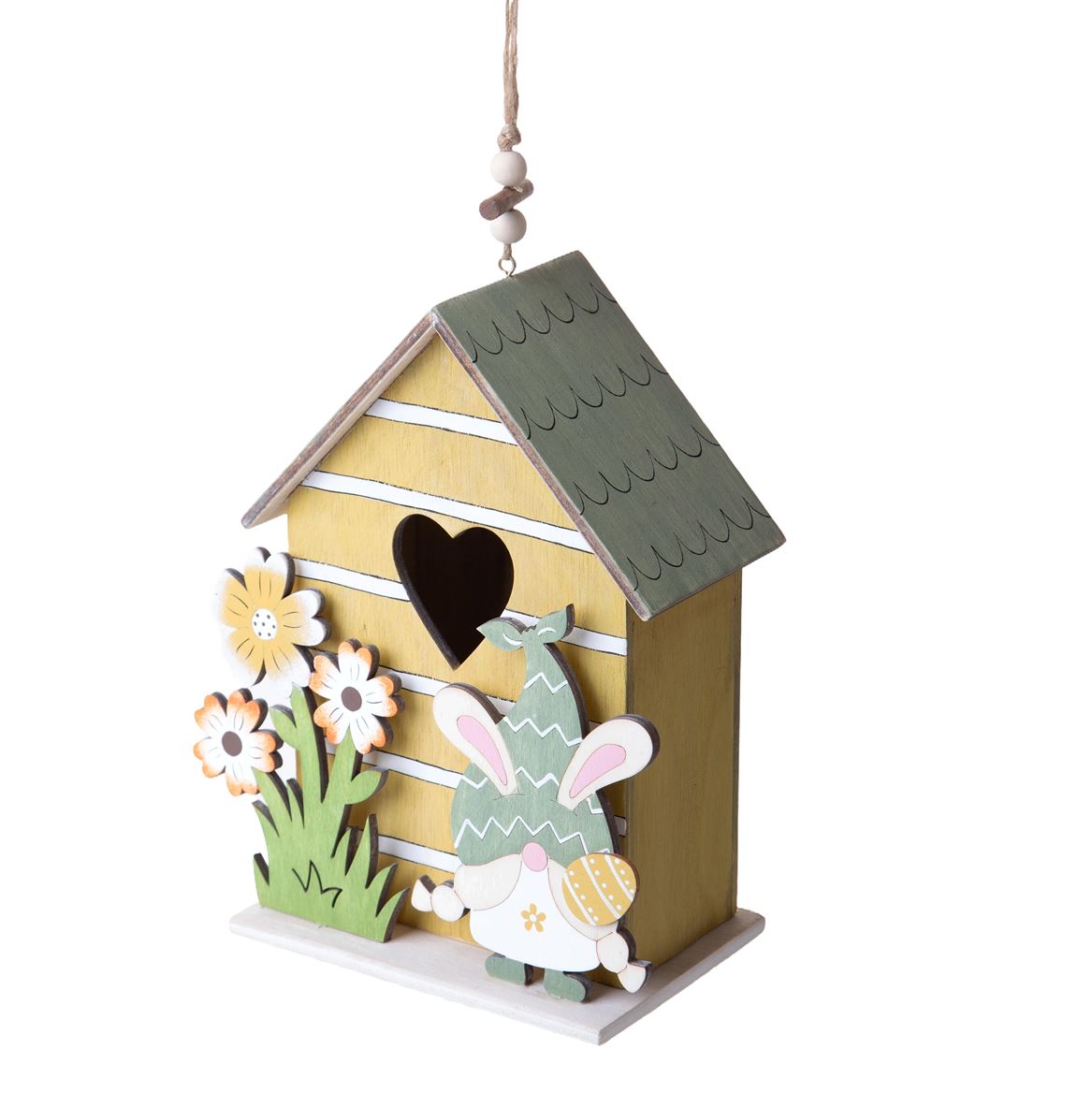 Pasqua. Casina Da Appendere 23cm Yellow/green