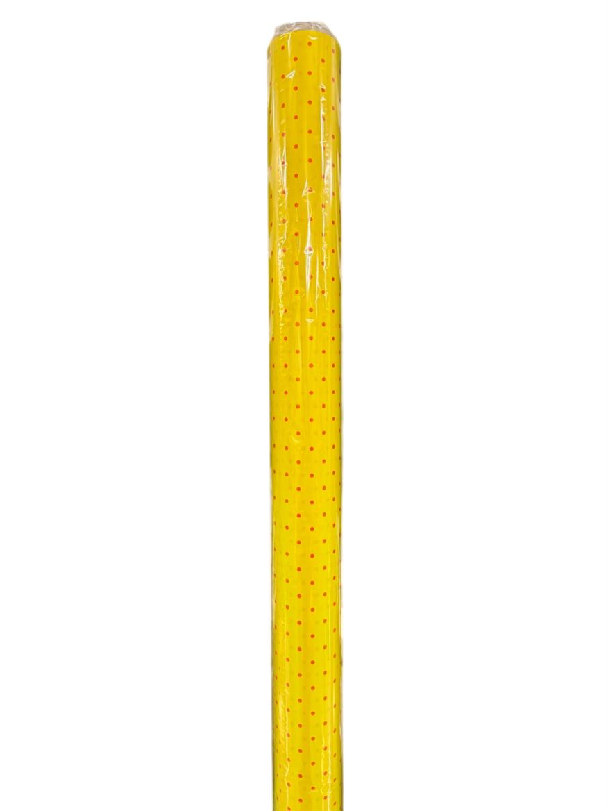 Rotolo Bob. Cartopack Pois 1x25m - Giallo