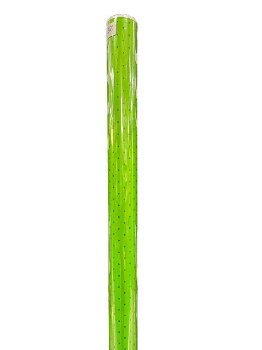 Rotolo Bob. Cartopack Pois 1x25m - Verde