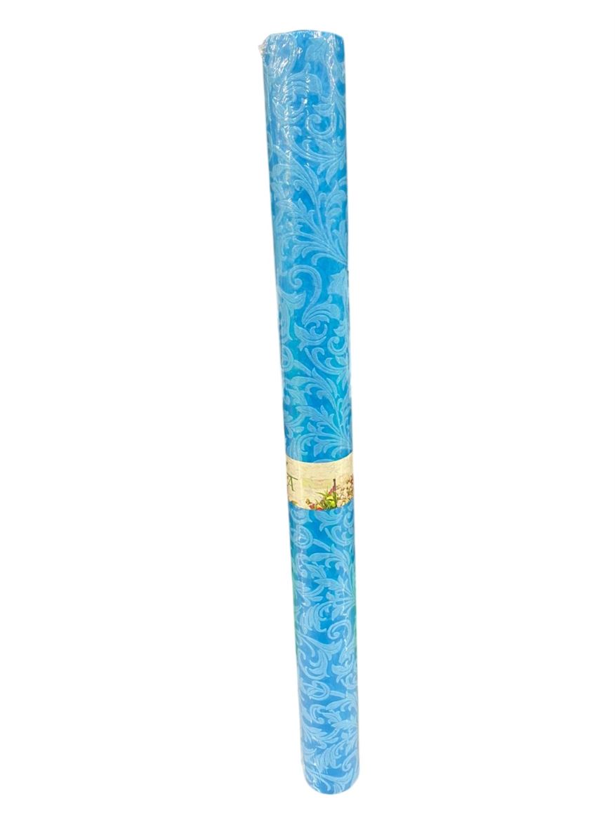 Rotolo Bob. Damascato 80cm X 10yards - Celeste