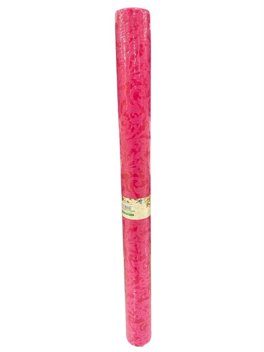 Rotolo Bob. Damascato 80cm X 10yards - Fuxia