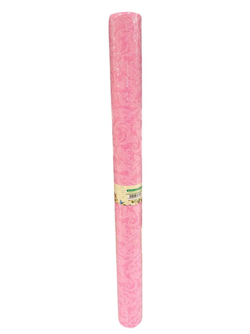 Rotolo Bob. Damascato 80cm X 10yards - Rosa