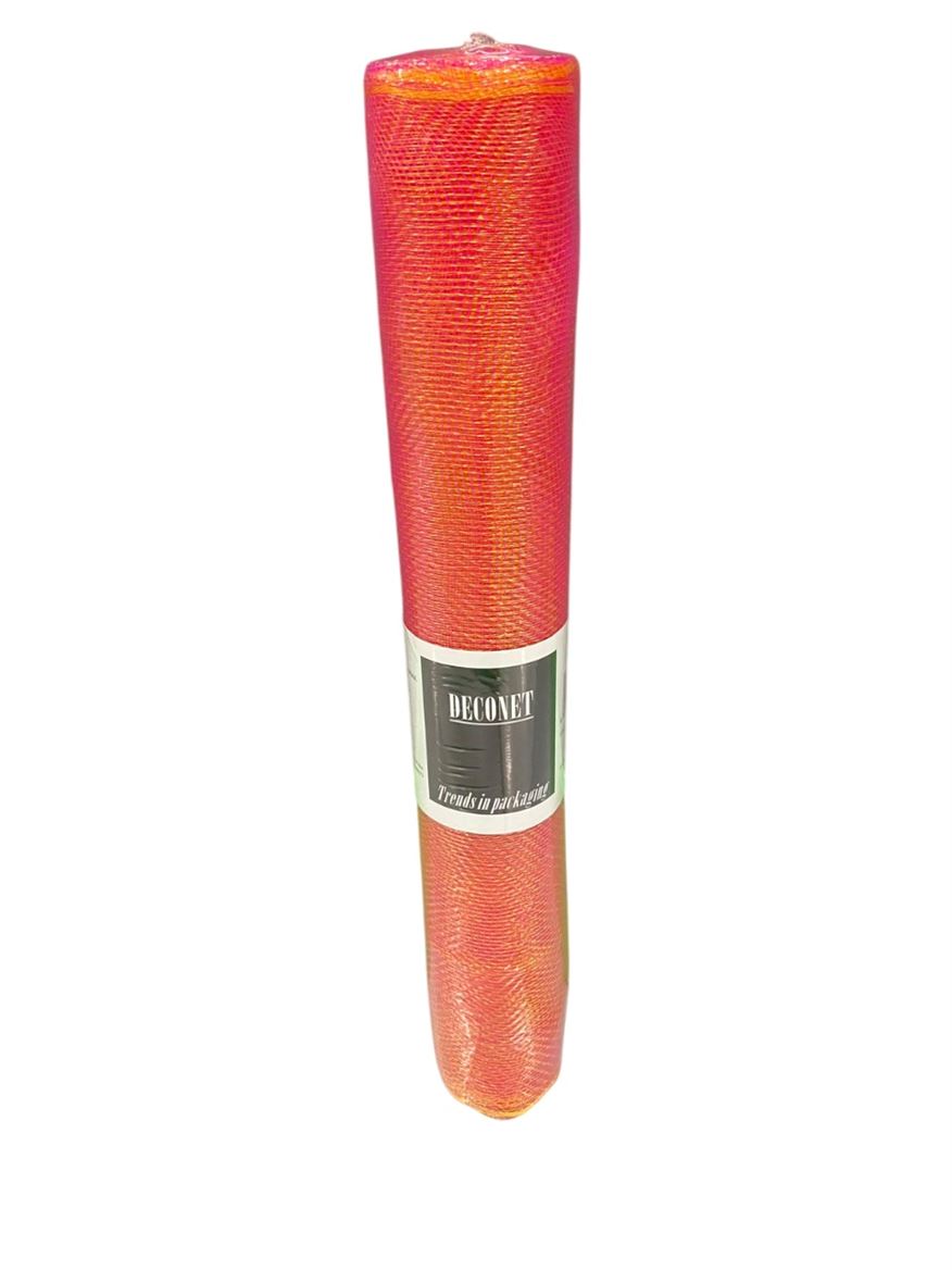 Rotolo Bob. Deconet 54cm X 10 Yard - Fuxia/oro
