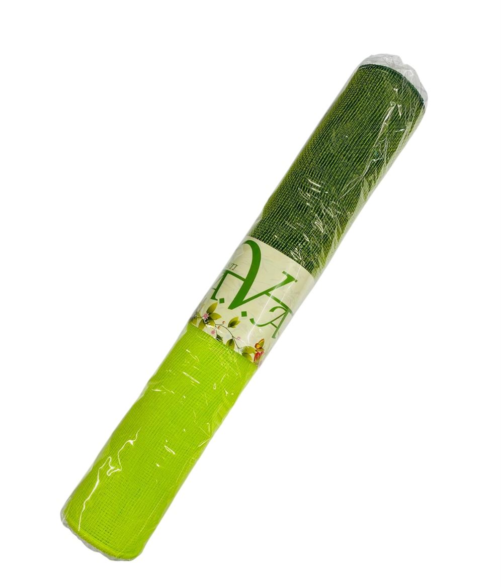 Rotolo Bob. Deconet Bicolor H53cm - Khaki-apgreen