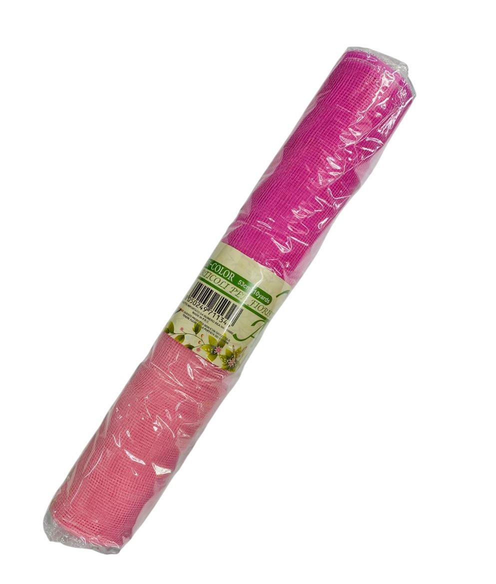 Rotolo Bob. Deconet Bicolor H53cm - Pink-mid Pink