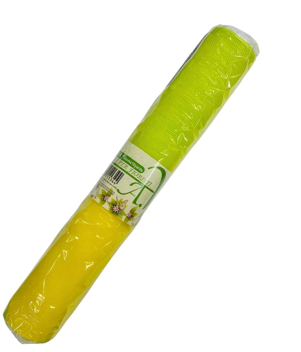 Rotolo Bob. Deconet Bicolor H53cm - Yellow-apgreen