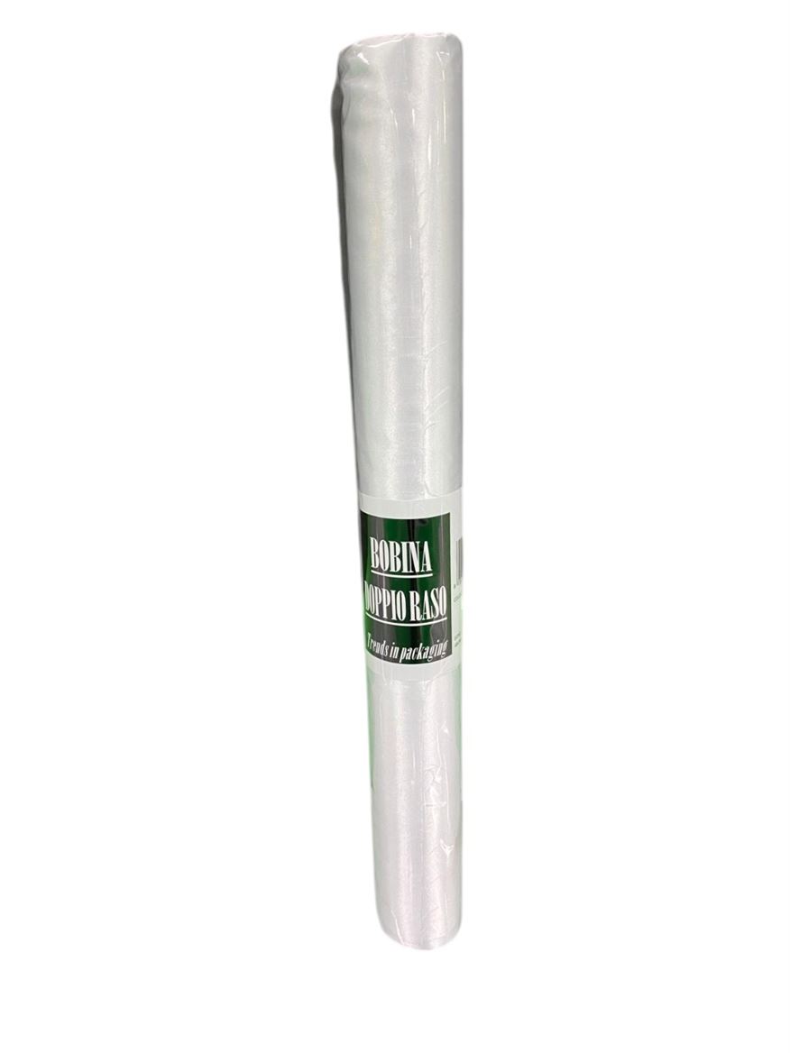 Rotolo Bob. Doppio Raso Cm48 X 10y - Bianco
