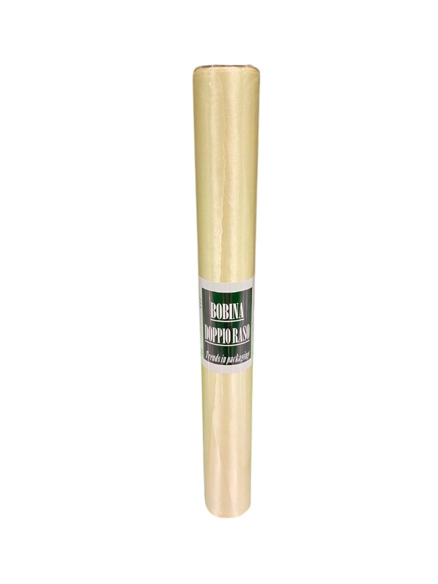 Rotolo Bob. Doppio Raso Cm48 X 10y - Crema