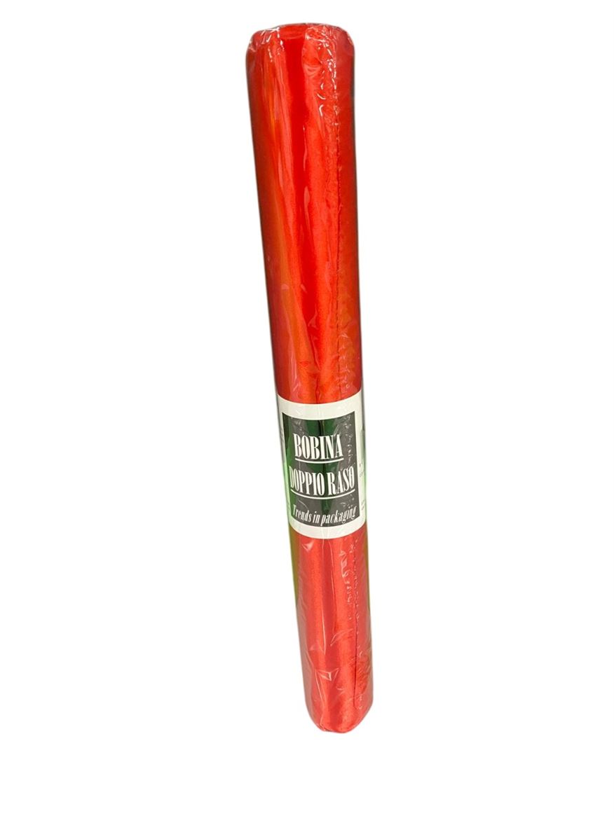 Rotolo Bob. Doppio Raso Cm48 X 10y - Rosso