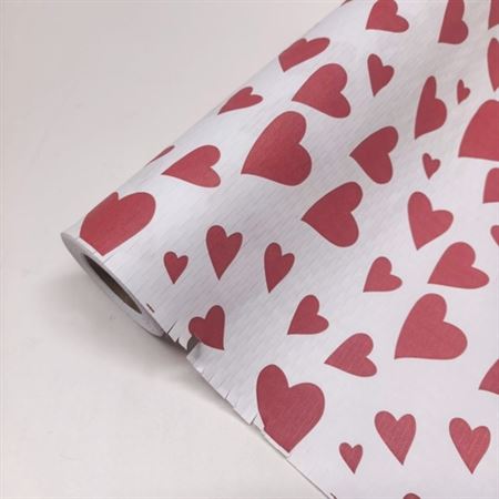 Rotolo Bob. P.fibra Cuore Bianco 50cmx25y