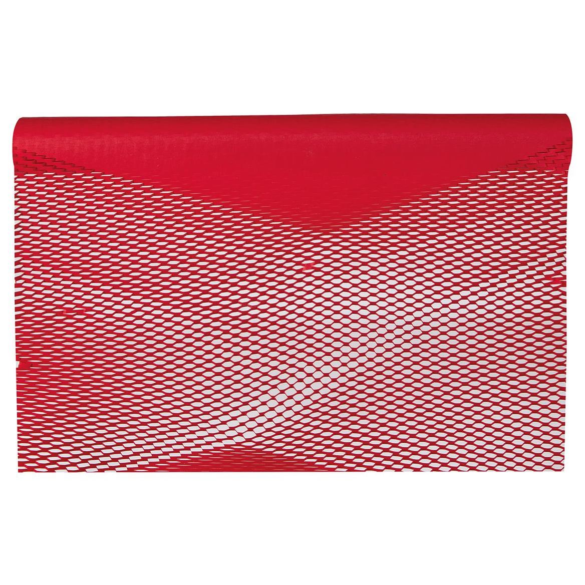 Rotolo Bob. Paper Nido D'ape 50cmx25mt Red