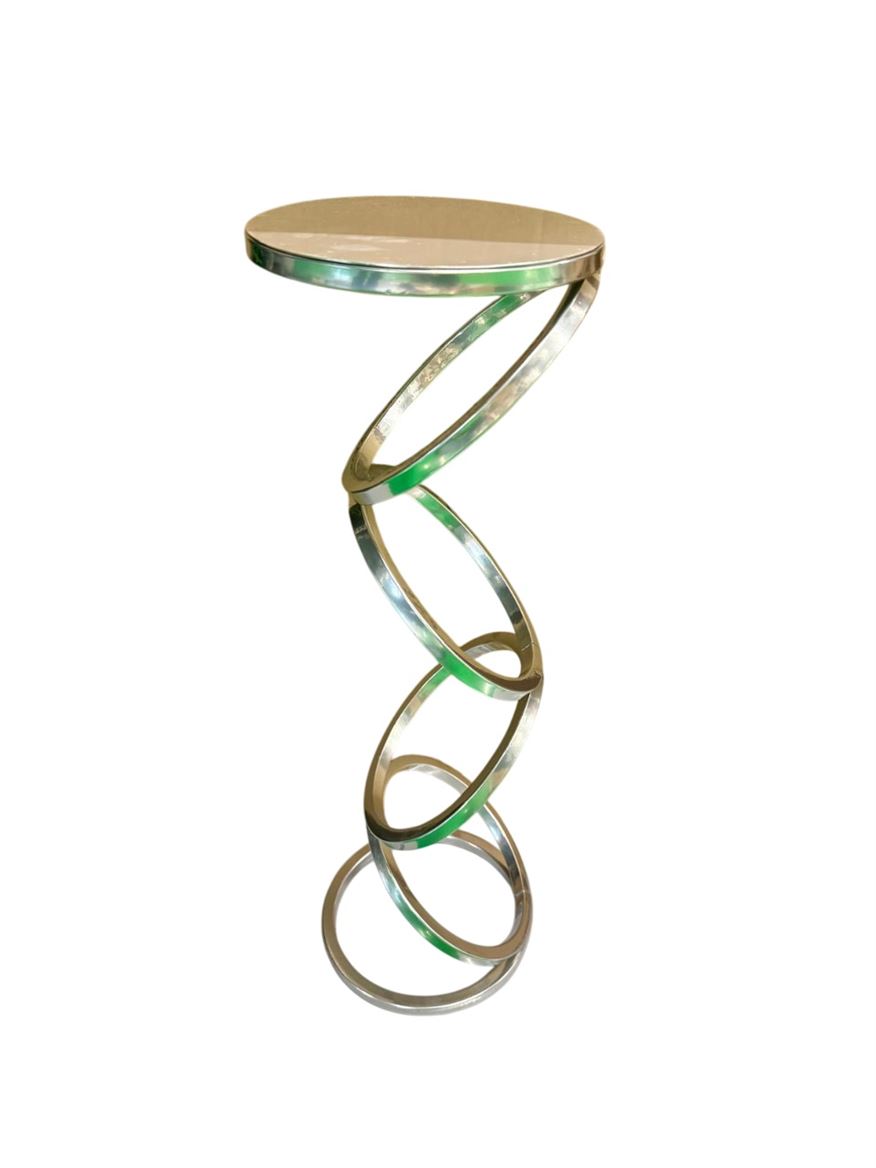 Strutture. Centrotavola Dischi H.60 D.20 - Argento