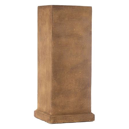 Strutture. Colonna Quadra 33x33x80cm - Ruggine