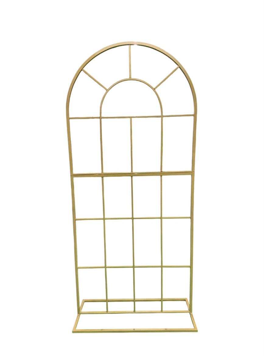 Strutture. Finestra-separè H.240x100cm - Oro