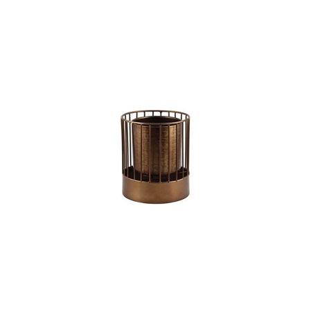 Strutture. P.pianta Metal Bronzo H19 D.16.5cm