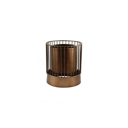 Strutture. P.pianta Metal Bronzo H23 D.20cm