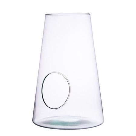 Terrarium. Bottiglia Con Buco H25 D16cm Bocca D8.5