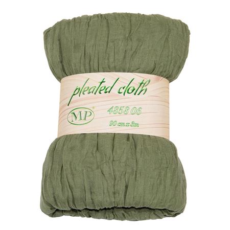 Tessuti. Plissettato Cm90 X 3m - Olive Green