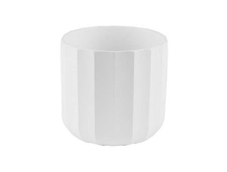 Vasi Ceramica. Caspò Chiara D13 H12.6cm - Bianco