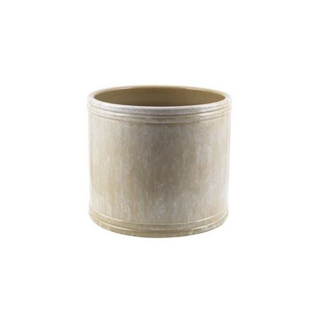Vasi Ceramica. Cilindro H16 D18cm - Avorio