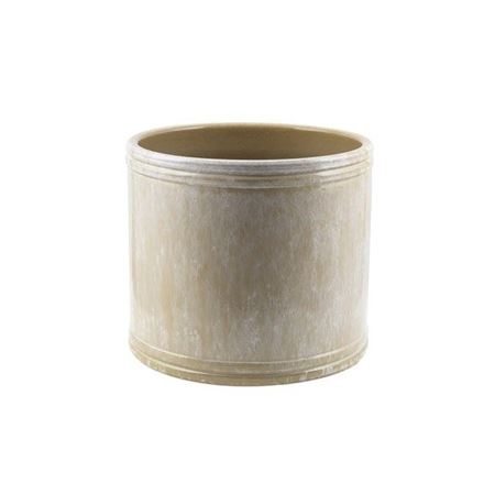 Vasi Ceramica. Cilindro H18 D20cm - Avorio