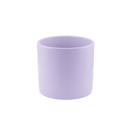 Vasi Ceramica. Cilindro Liscio D14h13cm - Lilla