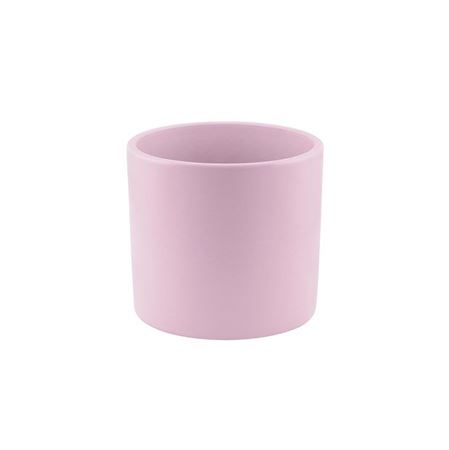Vasi Ceramica. Cilindro Liscio D14h13cm - Rosa