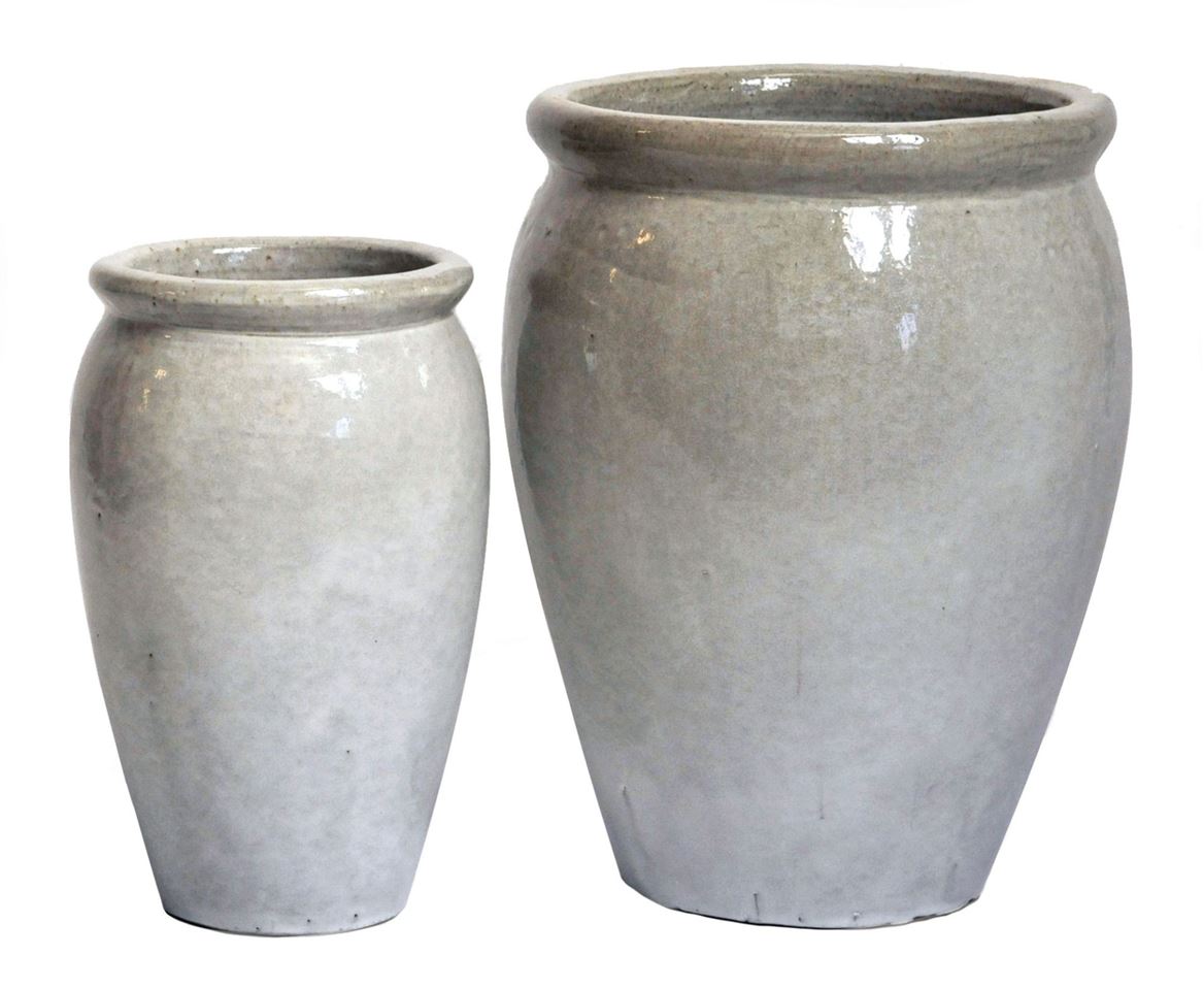 Vasi Ceramica. Delta White D27/38h40/50 - 2pz