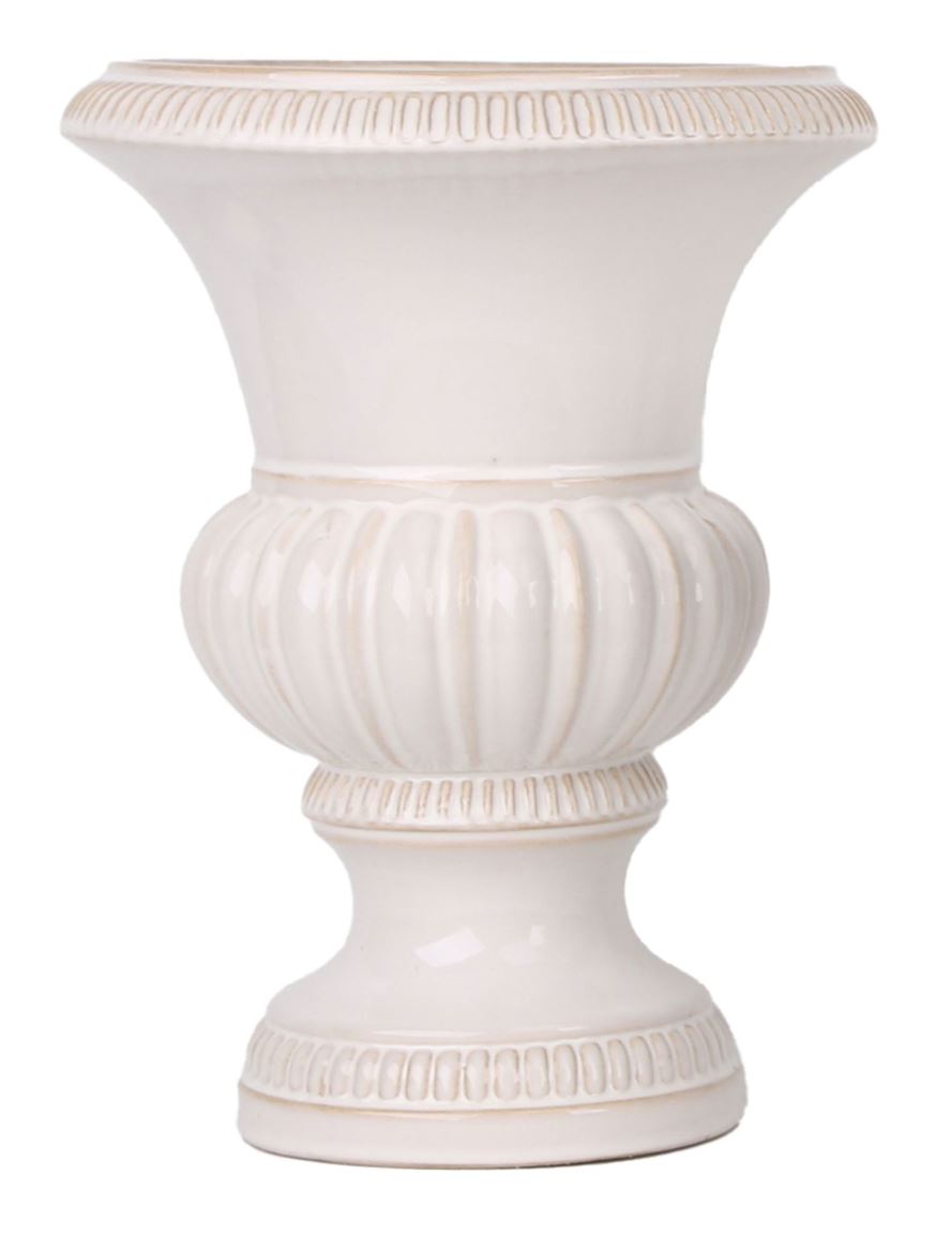 Vasi Ceramica. Dual Classic White D26h36