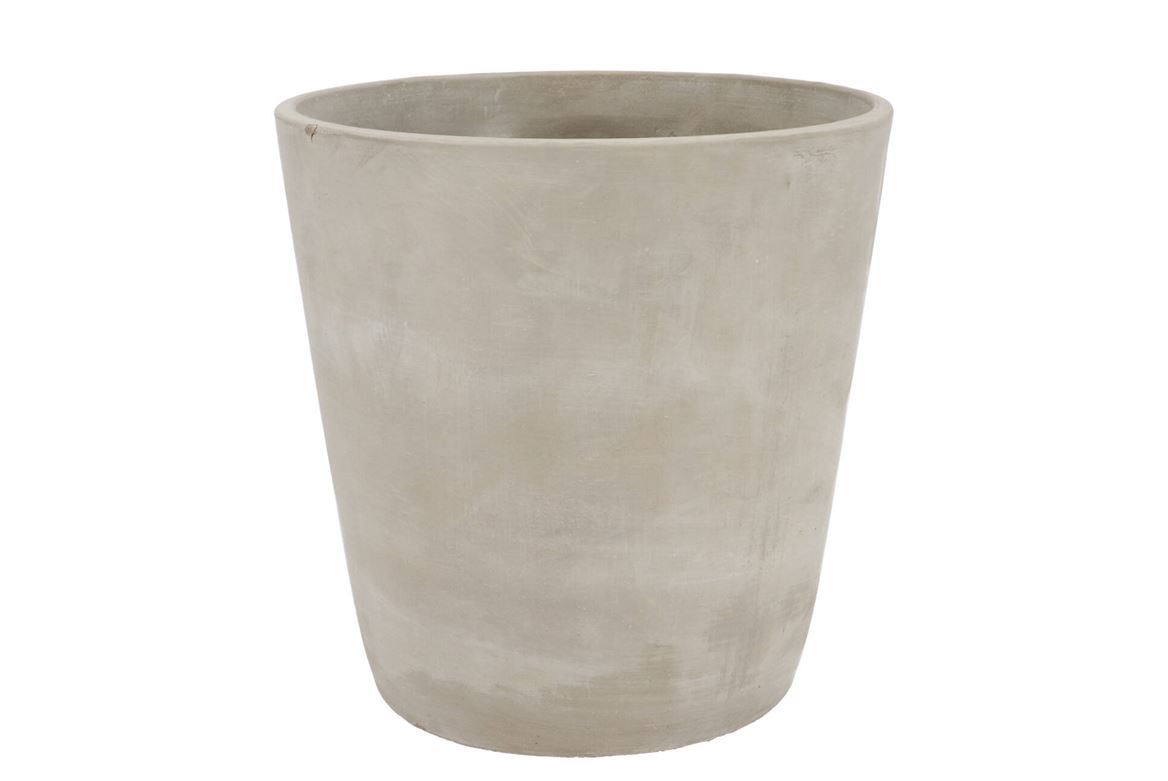 Vasi Ceramica. Effetto Cemento Grigio 24x24cm
