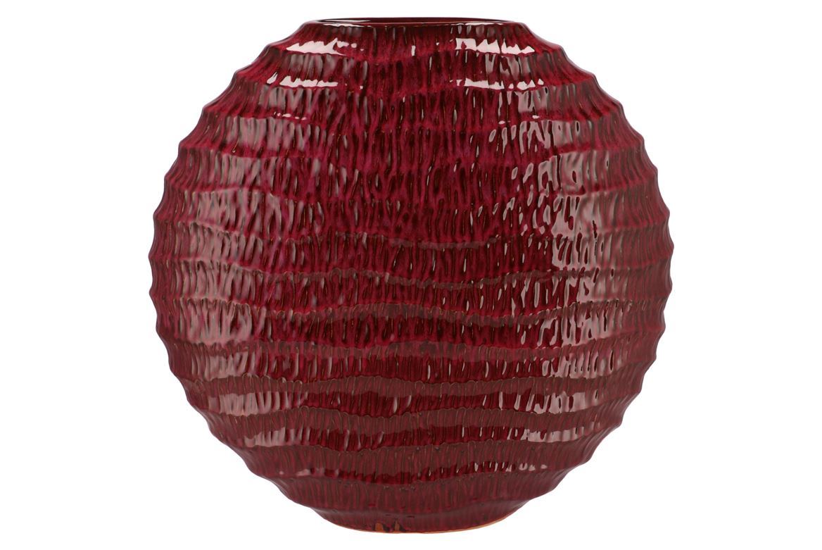 Vasi Ceramica. Inga Jada Purple Oval Wave 51x17