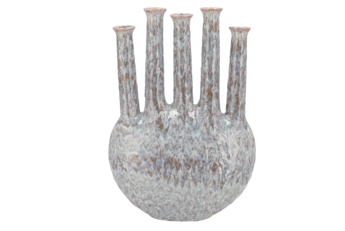 Vasi Ceramica. Inga Jahra Grey Oval 34x15cm