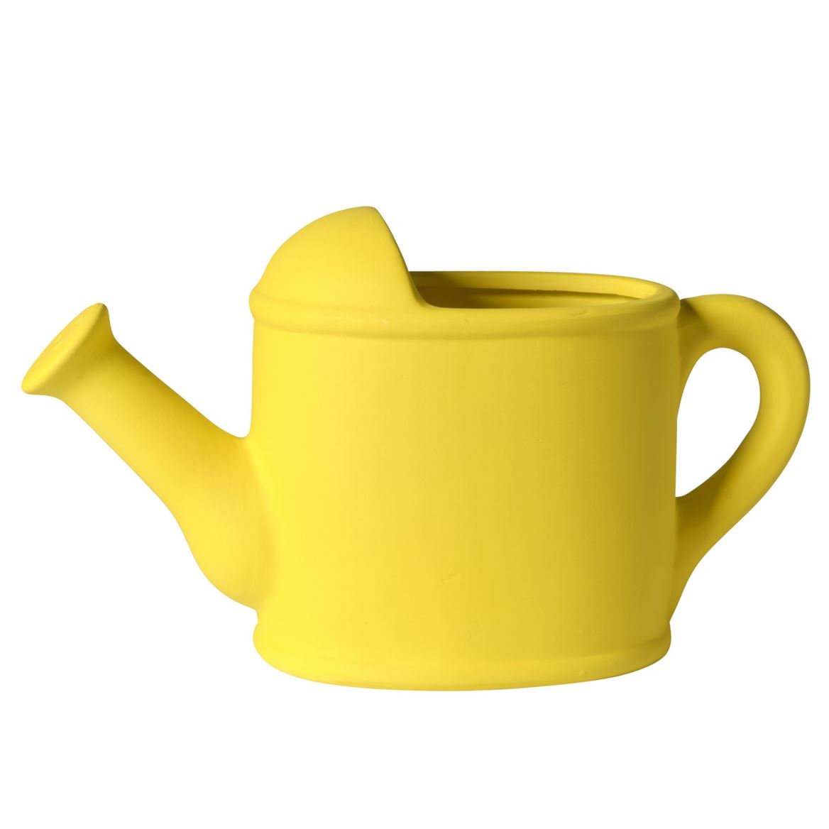 Vasi Ceramica. Innaffiatoio 36x15x21cm - Yellow