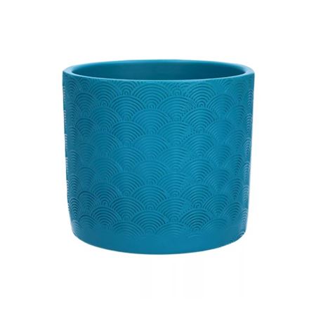 Vasi Ceramica. Napoli D.13,5 H.12.3cm - Turquoise