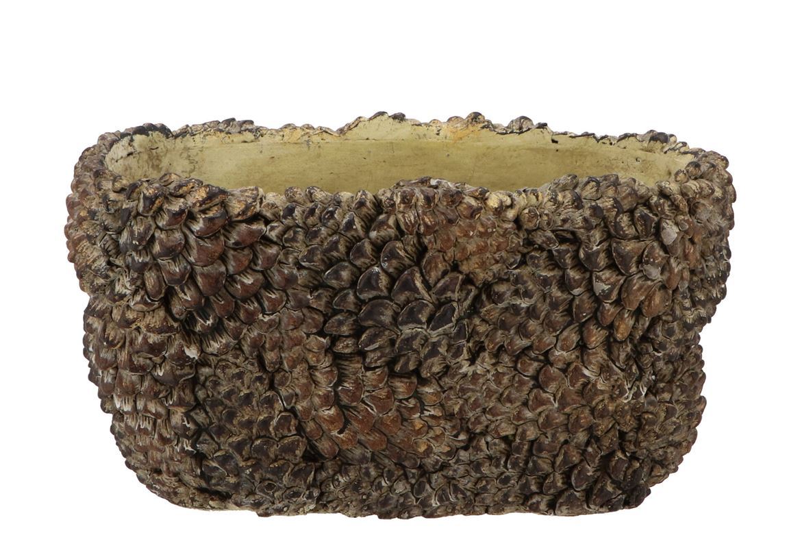Vasi Ceramica. Natural Pinecone Oval 25x15x1