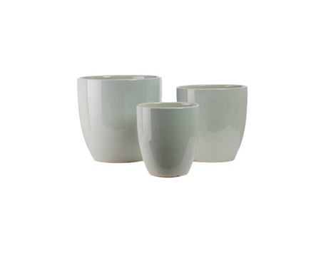 Vasi Ceramica. Tris D30-25-20 H30-26-23 - Car Zucc