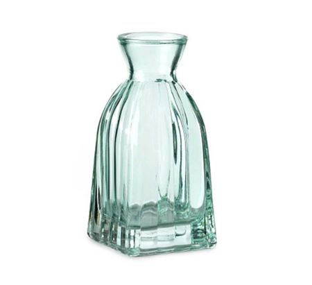 Wedd. Bottiglia Conica D5 H11cm - Celeste Polvere