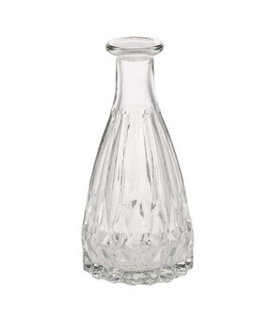 Wedd. Bottiglia Vetro D.7 H.14.5cm - Trasparente