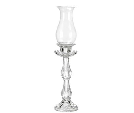 Wedd. Candelabro Deco D10h42cm - Trasparente