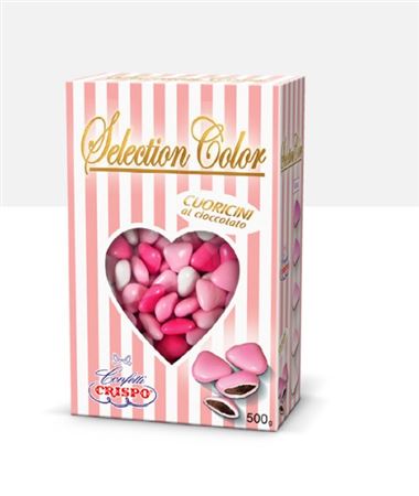 Wedd. Confetti Cuoricini Mignon Rosa - 500g