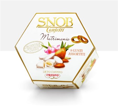 Wedd. Confetti Snob Lieto Evento Bianchi - 500g