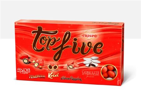 Wedd. Confetti Top Five Mix Selection Rosso - 1kg