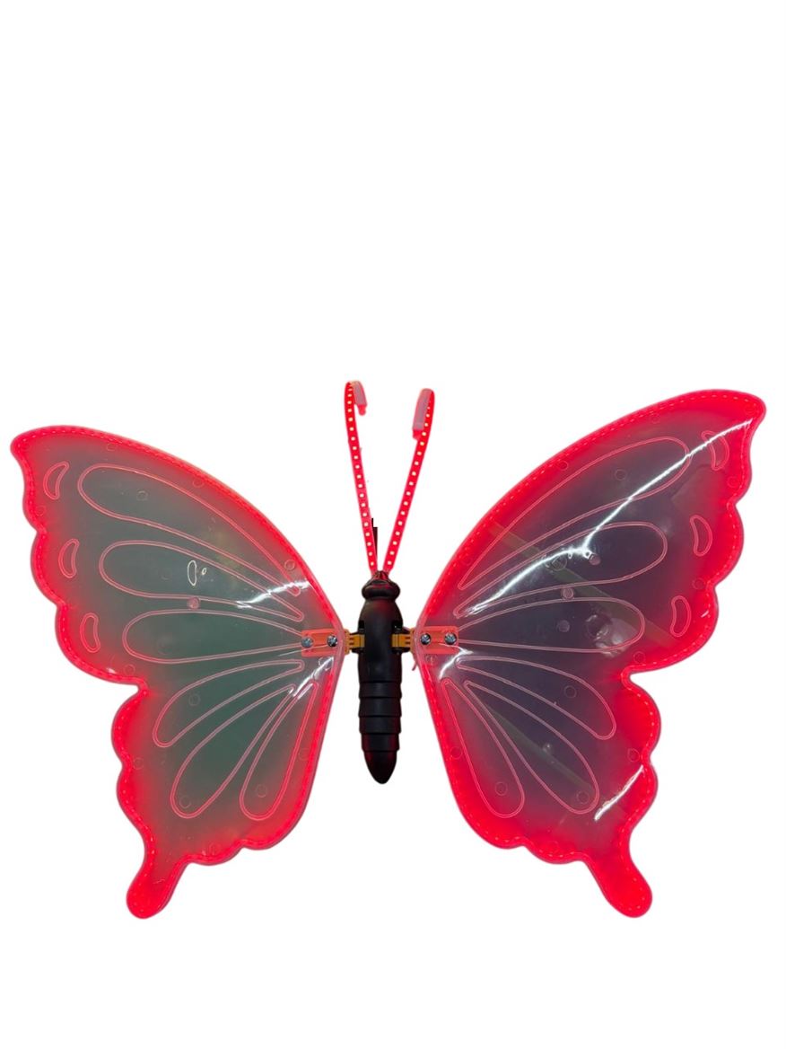 Wedd. Farfalla Led Dinamica 60cm - Luce Rosso