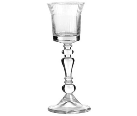 Wedd. P.candela Vetro D8.5 H24.8cm - Trasparente