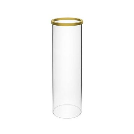 Wedd. Parafiamma Con Bordo Oro H.23 D.7cm