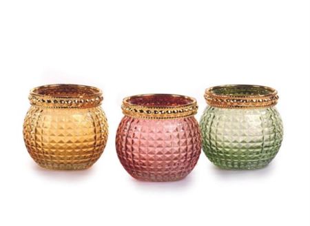 Wedd. Sfera P.cand. Bord Oro D6.5-5.5h5.5 3mix
