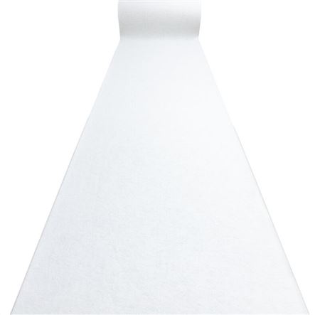 Wedd. Tappeto 1x30mt Con Pellicola - Bianco
