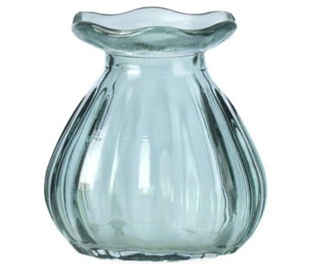 Wedd. Vasettino Tulipano D6.5 H8.5cm - Cel.polvere