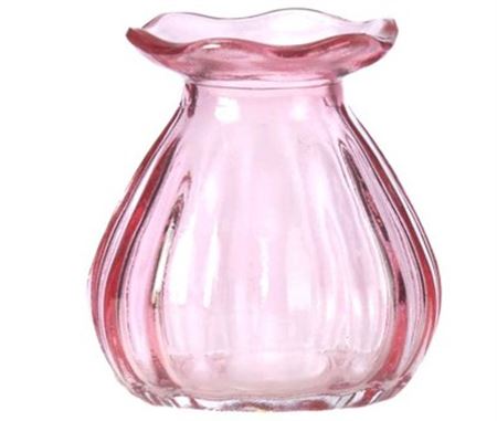 Wedd. Vasettino Tulipano D6.5 H8.5cm - Rosa